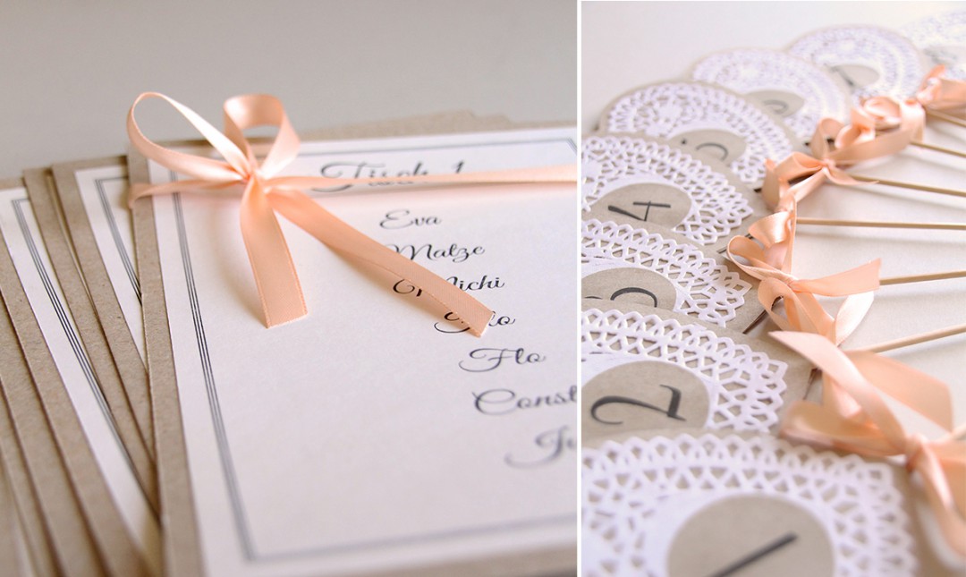 Vintage Hochzeitseinladungen