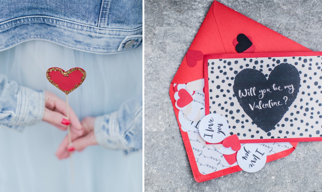 Love is in the air… Papeterie mit Liebe gemacht