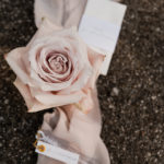 Hochzeitstischdekoration in Blush.