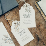 Ehevertrag-Hochzeitspapeterie zur freien Trauung.
